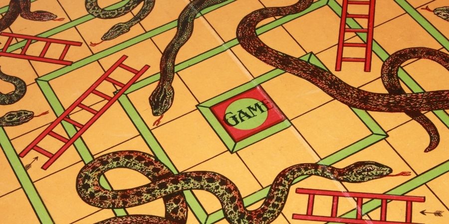 serpientes y escaleras juegos de mesa ingleses